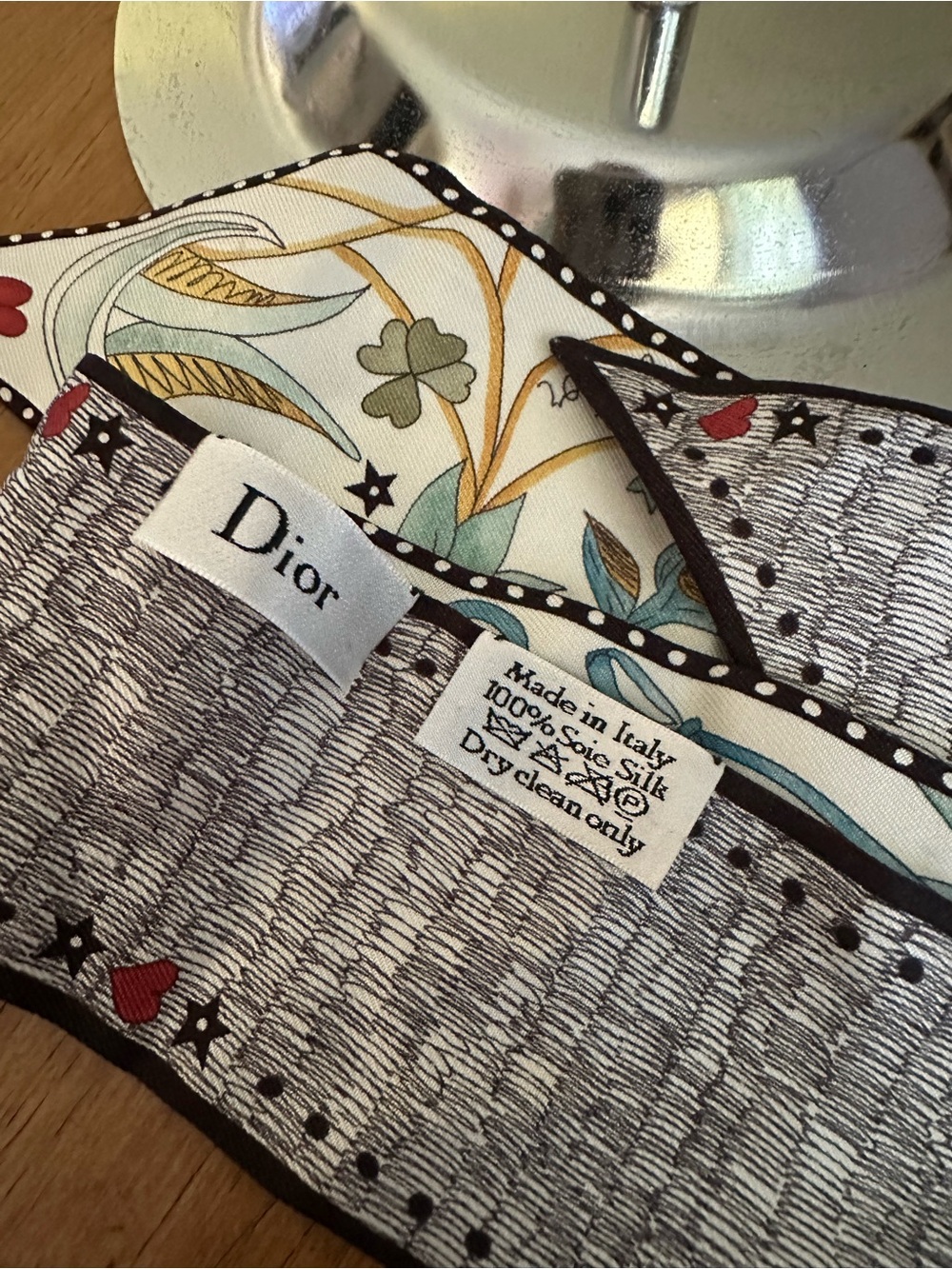 Christian Dior L'Amoureux Tarot Mitzah Silk Scarf with box - Picture 4 of 5